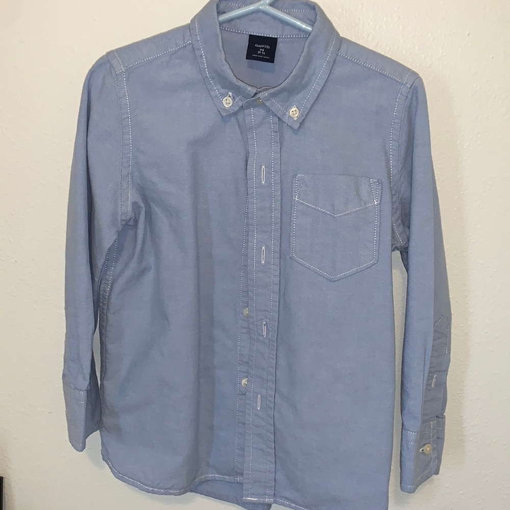 Boys long sleeve button down shirt